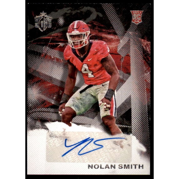 Nolan Smith RC 2023 Panini Chronicles Draft Picks Gridiron Kings Rookie AU #9