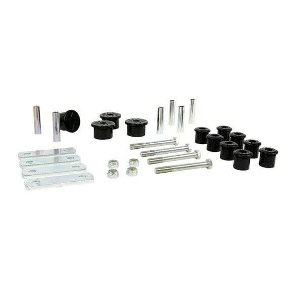Nolathane REV163.0028 Rear Leaf Spring Shackle Kit Compatible with Ford 64-73 Mustang