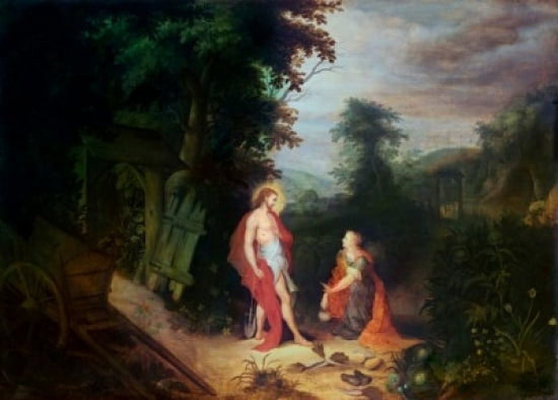 Noli Me Tangere Abraham Govaerts (1589-1626 Flemish) Canvas Art - Abraham Govaerts (24 x 36)