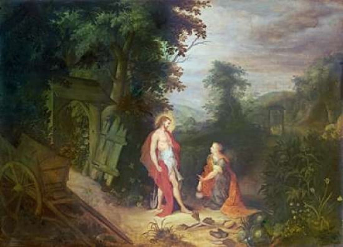 Noli Me Tangere Canvas Art - Govaerts Abraham (20 x 28)