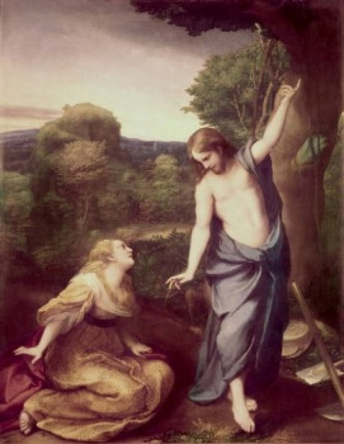 Noli Me Tangere Correggio (148994-1534 Italian) Canvas Art - Correggio (24 x 36)