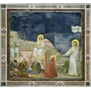 Noli me Tangere ,  Giotto di Bondone (c. 1266-1337/ Florentine), Fresco,  Arena Chapel, Cappella degli Scrovegni, Padua Poster Print (18 x 24)