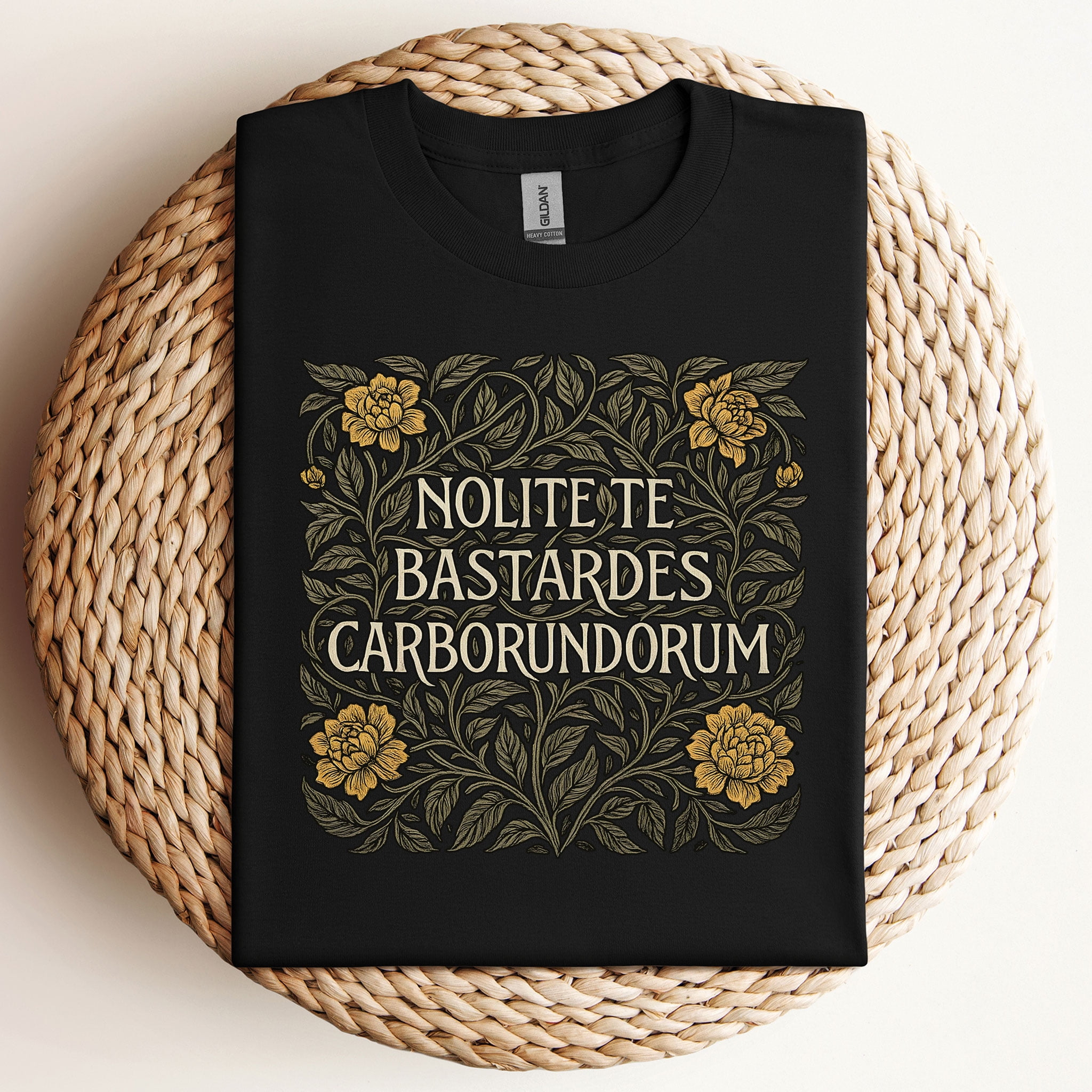 Nolite Te Bastardes Carborundorum T-Shirt – 100% Cotton Printed Tee For Women & Men, Soft Breathable Unisex Top - View #2