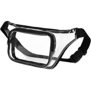 Nollia Clear Fanny Pack Stadium Approved – Transparent Waist Bag with Adjustable Strap and Zippered Pockets for Concerts, Sports Events, Travel & Festivals