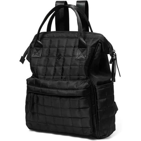 Nollia Quilted Backpack for Women – Lightweight Travel Daypack with Diamond Stitch Design, Casual Fashion Bag