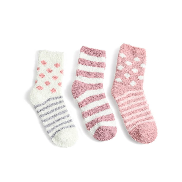 Nollia Women's Fuzzy Cozy Warm Sherpa Thick Knit Slipper Socks