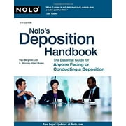 Pre-Owned Nolo's Deposition Handbook (Paperback) 1413311997 9781413311990