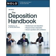 Pre-Owned Nolo's Deposition Handbook (Paperback) 1413311997 9781413311990