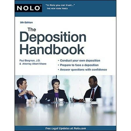 Pre-Owned Nolo's Deposition Handbook (Paperback) 1413311997 9781413311990