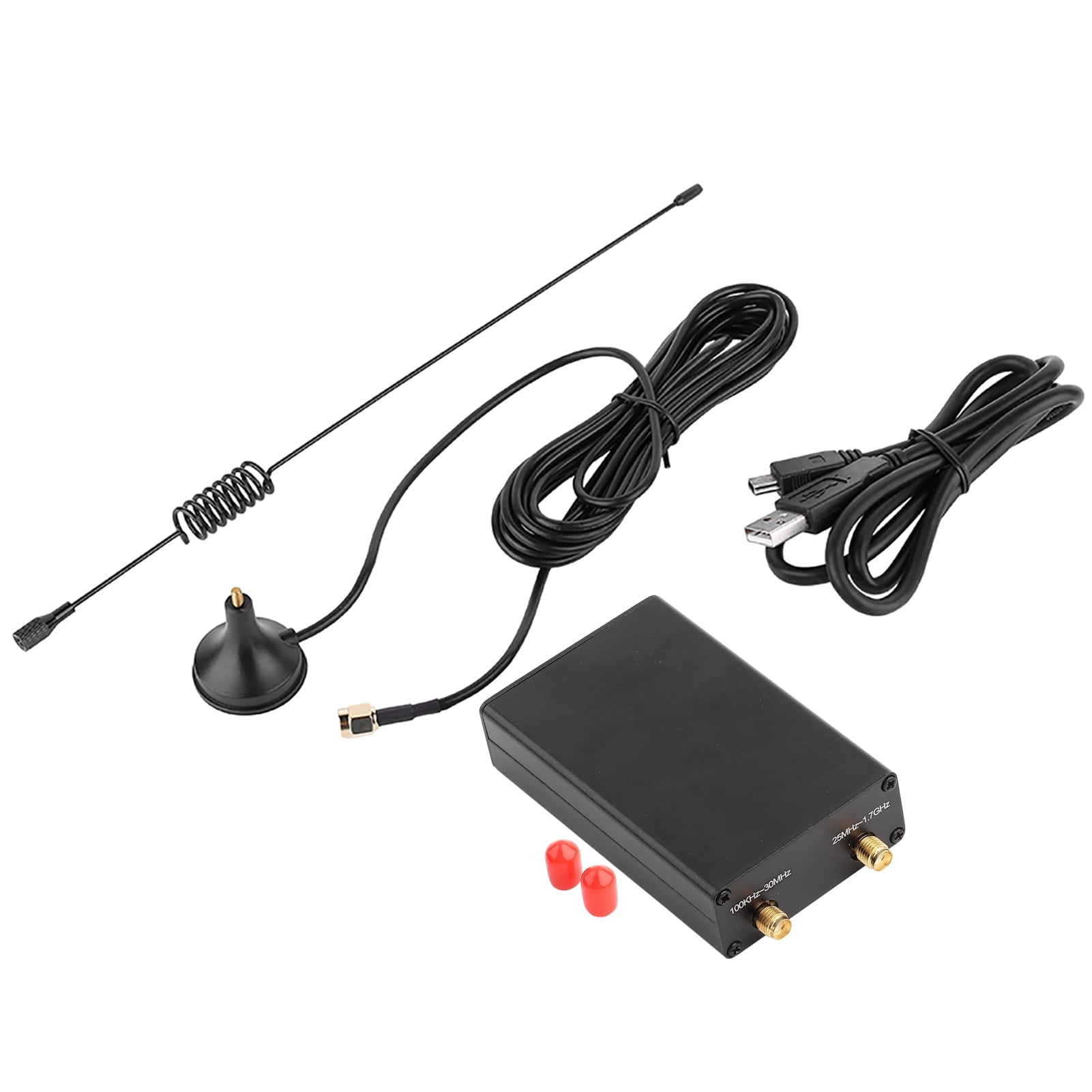 Receptor De Radio De Banda Completa Receptor Sintonizador USB, 100KHz-1.7GHz Banda Completa U/V HF RTL-SDR Receptor Sintonizador USB/Radio R820T 8232 EE. UU Sdr Rtl