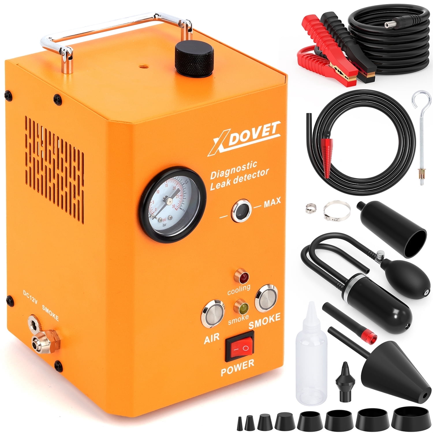 Nololo XDovet Car Smoke Leak Detector, EVAP Smoke Machine, DC 12V Fuel ...