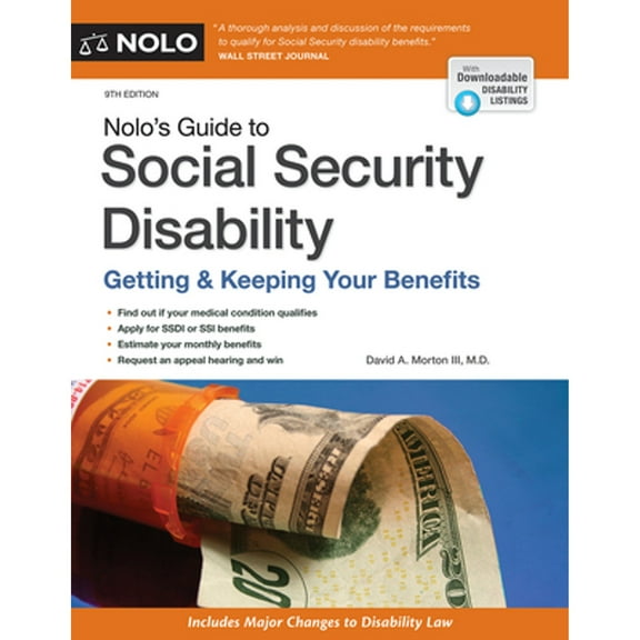 Pre-Owned Nolo's Guide to Social Security Disability: Getting & Keeping Your Benefits (Paperback) 1413324843 9781413324846