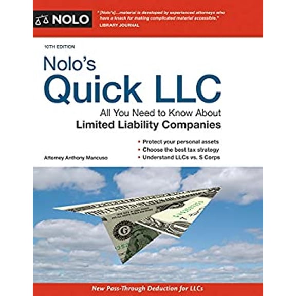Pre-Owned Nolo's Quick LLC: All You Need to Know about Limited Liability Companies (Paperback) 1413325890 9781413325898