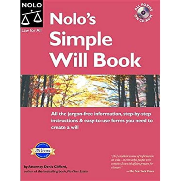 Pre-Owned Nolo's Simple Will Book 6th Edition (Paperback) 1413303609 9781413303605