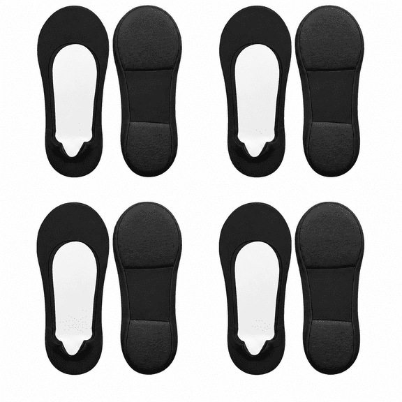 Nolvea Socks, Women Cotton No Show Socks Cushioned Sole Liner Footies, Non Slip, Breathable, No Show Socks, Invisible Liner, Low Cut, Lightweight, Daily Wear, for Flats, Travel, Thin