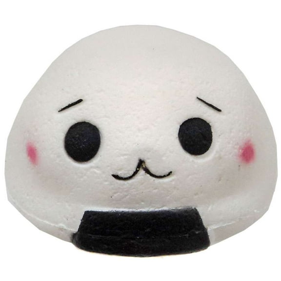 Nom!Nom!Nom! Squizzy Squishies Onrigirl Happy Rice Ball Keychain