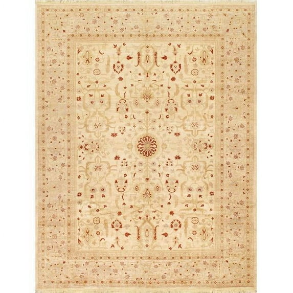 Nomad Art Collection Hand-Knotted Lamb's Wool Area Rug- 9' 3' X 12' 2'