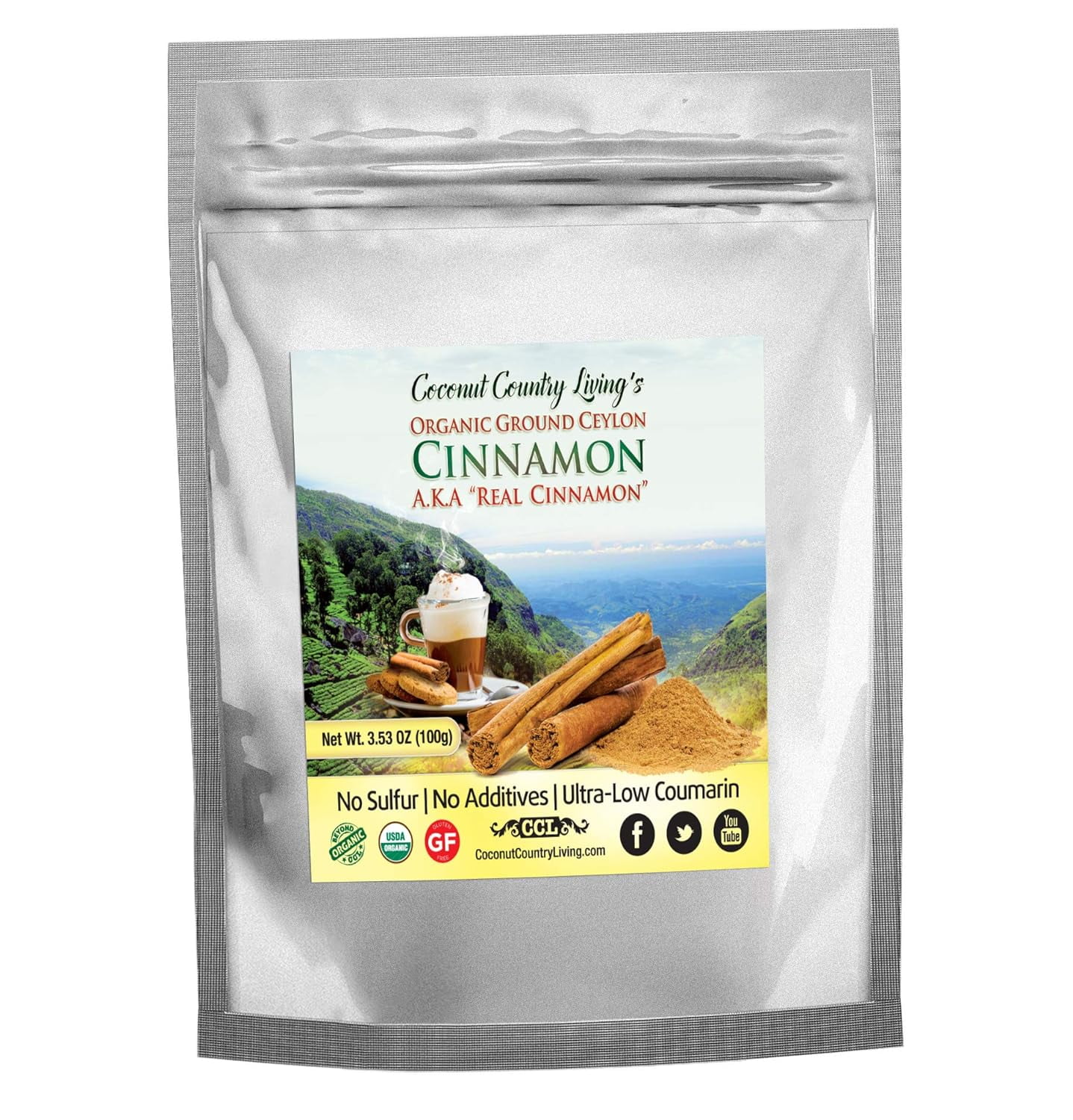 Nomad Cinnamon Ceylon 3.5 oz Pack of 6