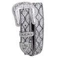 thumbnail image 1 of Shyanne Women's Diamond Glam Rhinestone Belt Silver M/L, 1 of 2