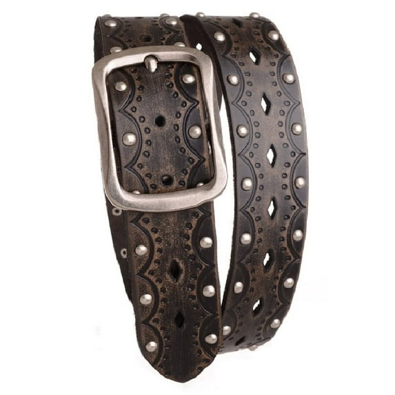 Nomad Creek Women's Embossed Leather Belt