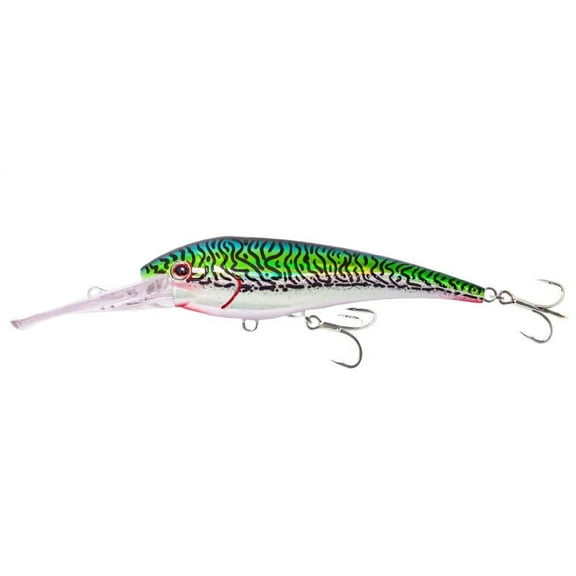 Nomad DTX Minnow Sinking 165 - 6.5", Silver Green Mackerel Lures