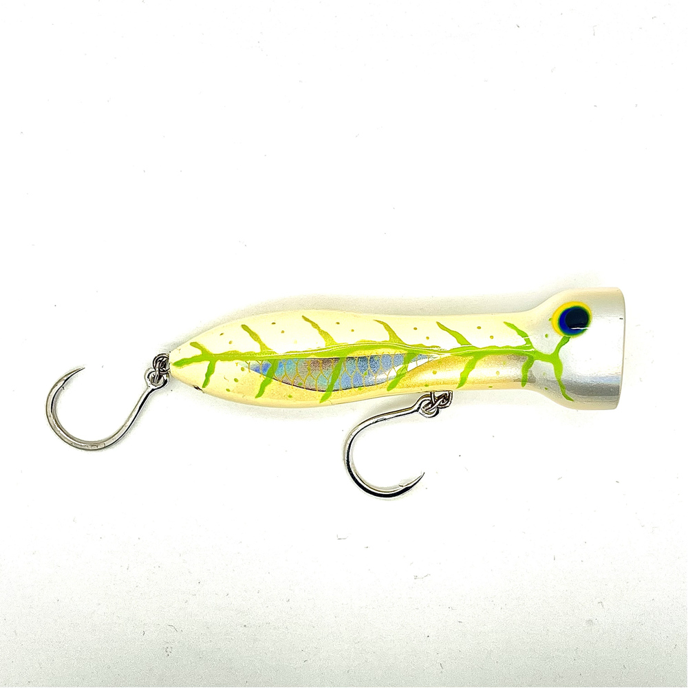 Nomad Chug Norris Popper 120- 4.75"- White Glow