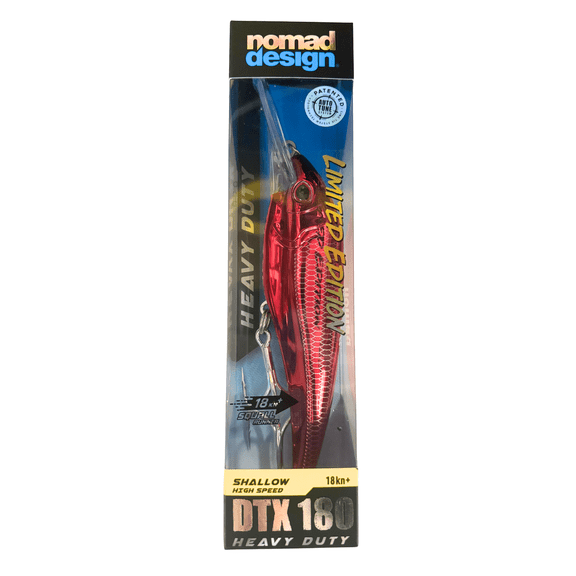 Nomad Design DTX Minnow HD Lures, 7", Cherry Pie