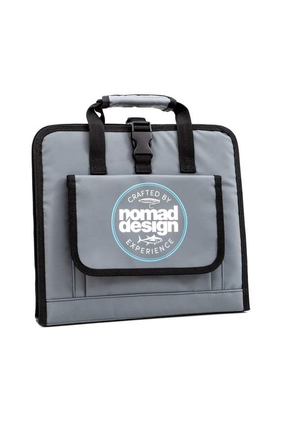 Jig Wallet - Fishing Lure Organizer with Hook Mesh Storage System, 12 individual mesh pockets Waterproof Jig Storage Bag Y101