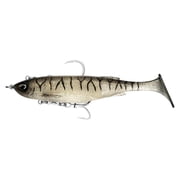 Nomad Design Live Ops Maniax Rigged Swimbait Soft Lure, 8", Melting Mullet