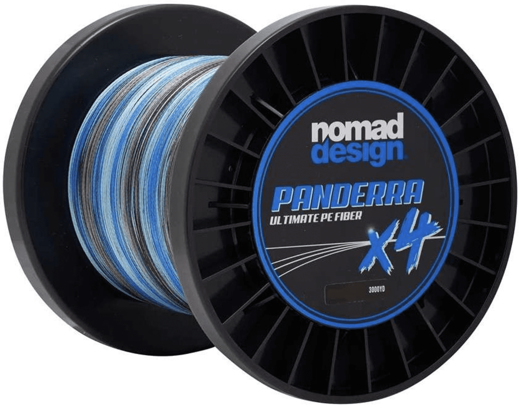 Nomad Design Panderra X4 Braided Line, 15lb, 3000yd, Multicolor