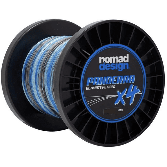 Nomad Design Panderra X4 Braided Line, 15lb, 3000yd, Multicolor