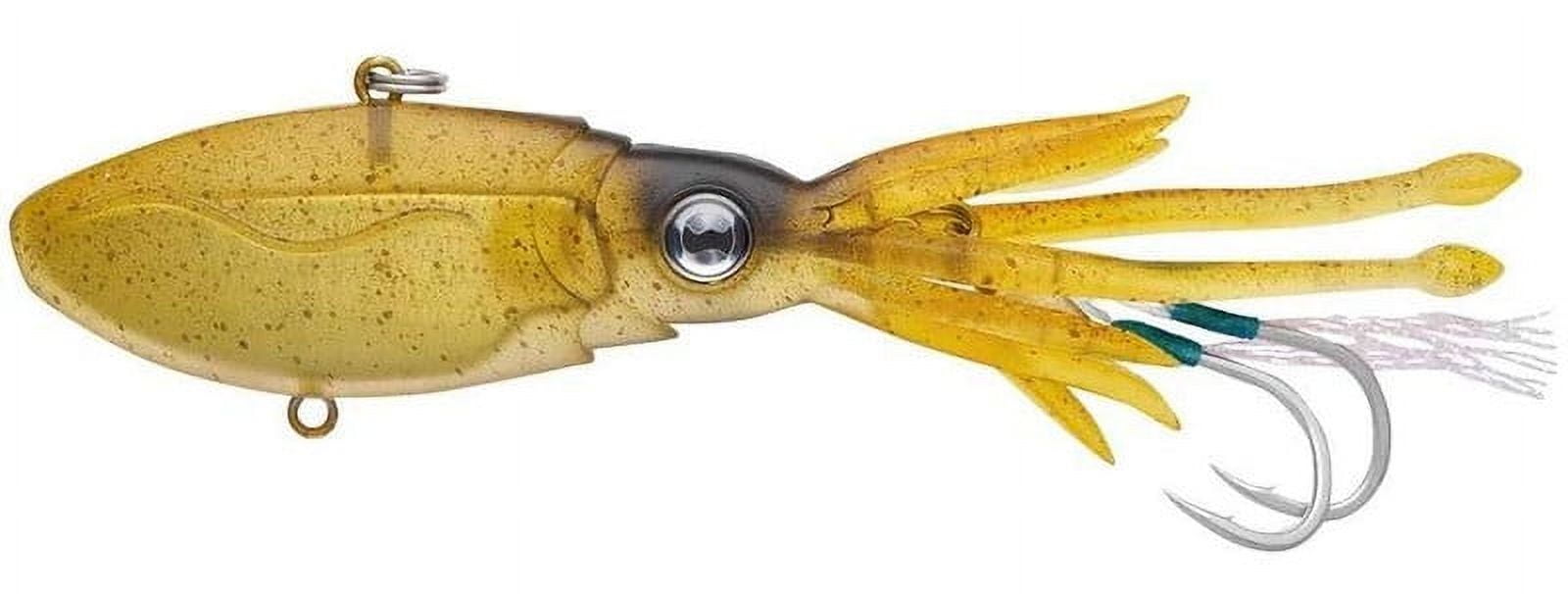 Nomad Design Squidtrex Mini Squid Lure - 55mm, Green Gold Gizzy, 2 