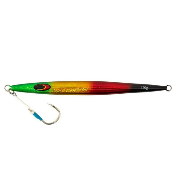 Nomad Design Streaker Jig - 420g - Rasta Glow