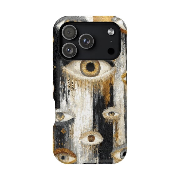 Nomad Eyes Abstract Eyeball Art Phone Case for iPhone 17 16 15 14 13 12 11 Pro Max