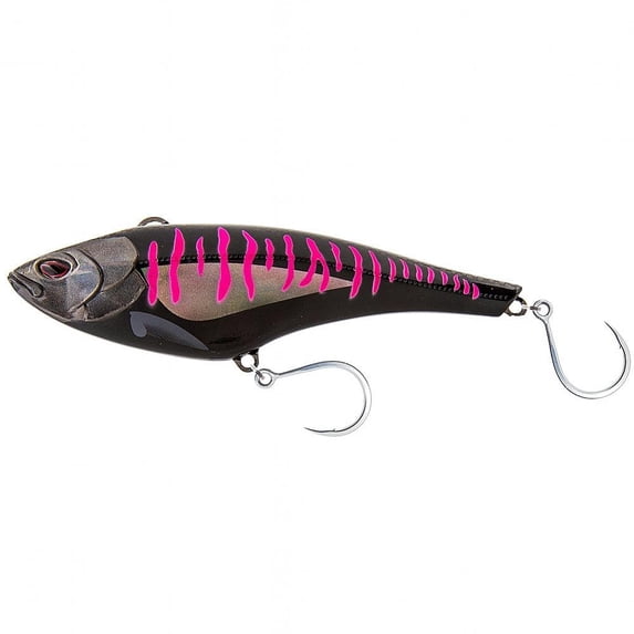 Nomad Madmacs Sinking High Speed Black Pink Mackerel, 130mm,5" Lures