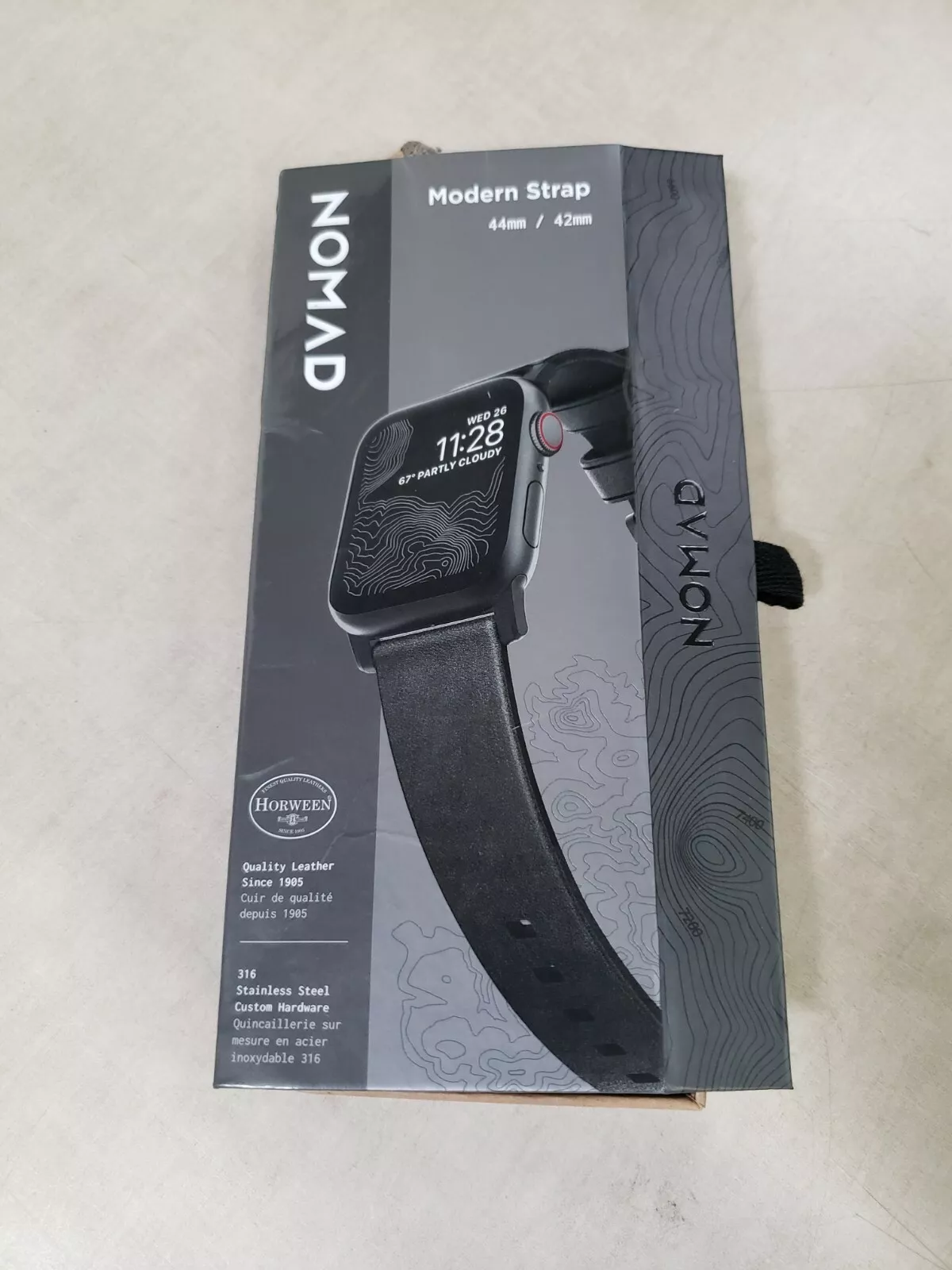 最大10%OFFクーポン Amazon.com: NOMAD Modern Band for Apple Watch 44mm/42mm 時計