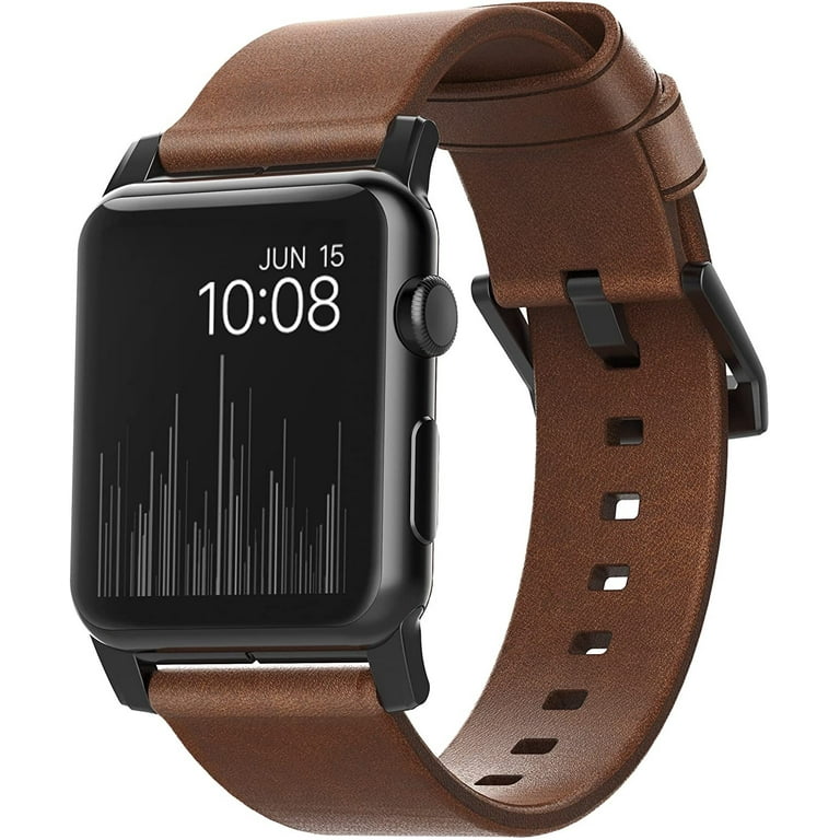 Nomad Modern Strap for Apple Watch 44mm/42mm Rustic Brown Horween