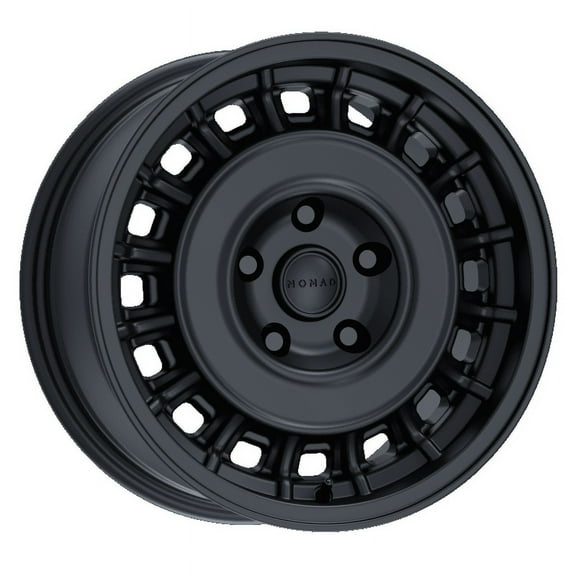 Nomad N502SB Arvo 15x7in / 5x114.3 BP / 15mm Offset / 72.62mm Bore - Satin Black Wheel