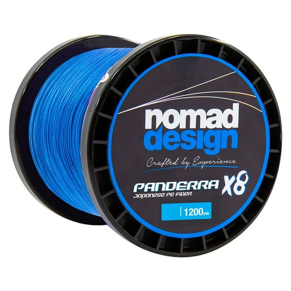 Nomad Panderra 8X Braid- Cyan Blue- 50lb- 1200yd