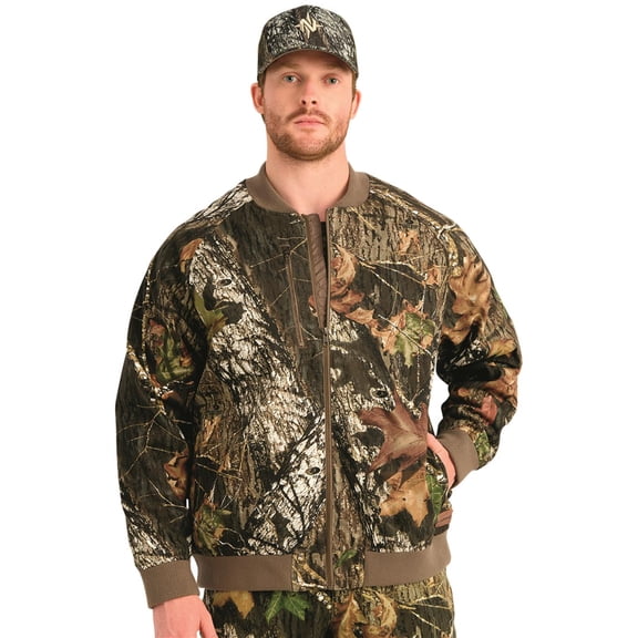 Nomad Rub Line Bomber Jacket Mossy Oak New Break-Up LARGE