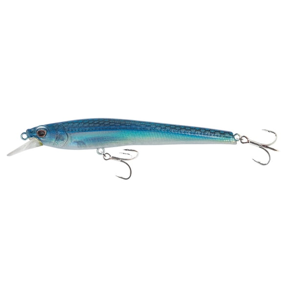 Nomad Shikari 95mm Slow Floating, 3 3/4", 2/5 oz, BBS - Blue Back Shad