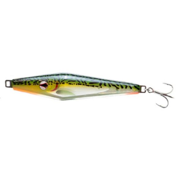 Nomad Slidekick Surface Iron Lure- 120g- Silver Green Mackerel