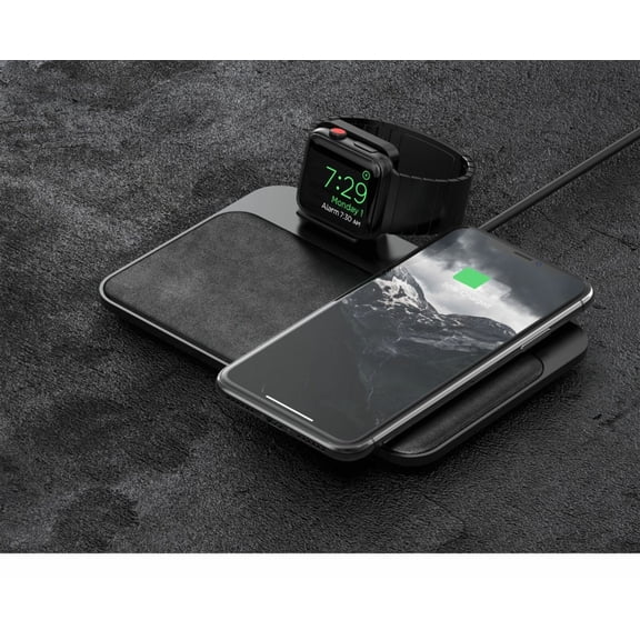 Open Box Nomad Wireless Charging Dock Base Station for Apple NM3W240K00 Black