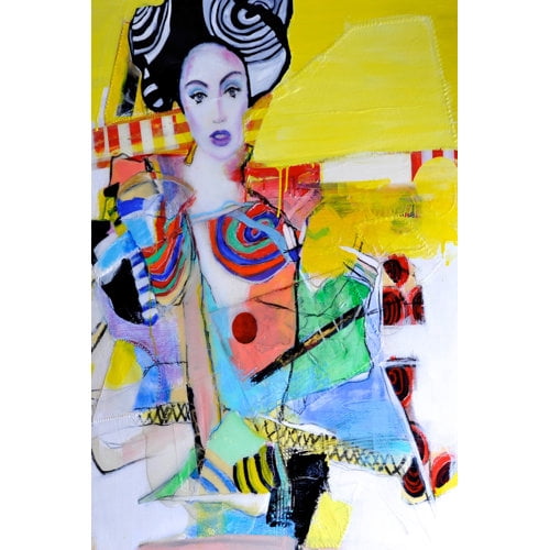 Nomade Painting Print on Wrapped Canvas