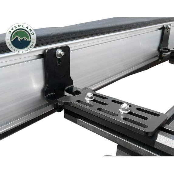 Nomadic 270 Passenger - Dark Gray Awning with Bracket Kit and Extended Poles