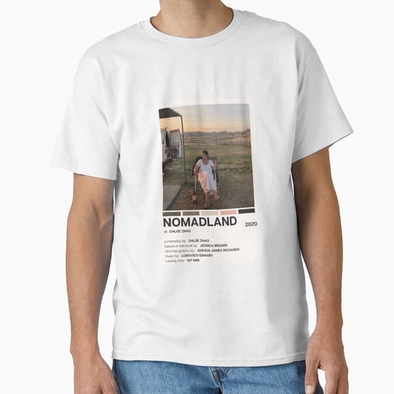 Nomadland Movie Poster Minimalist Architectural Wilderness Highway Art T-Shirt