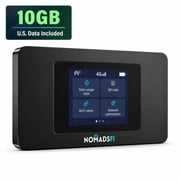 NomadsFi Pocketfi X 4G LTE Travel Mobile WiFi Hotspot Router with 10GB U.S. Data