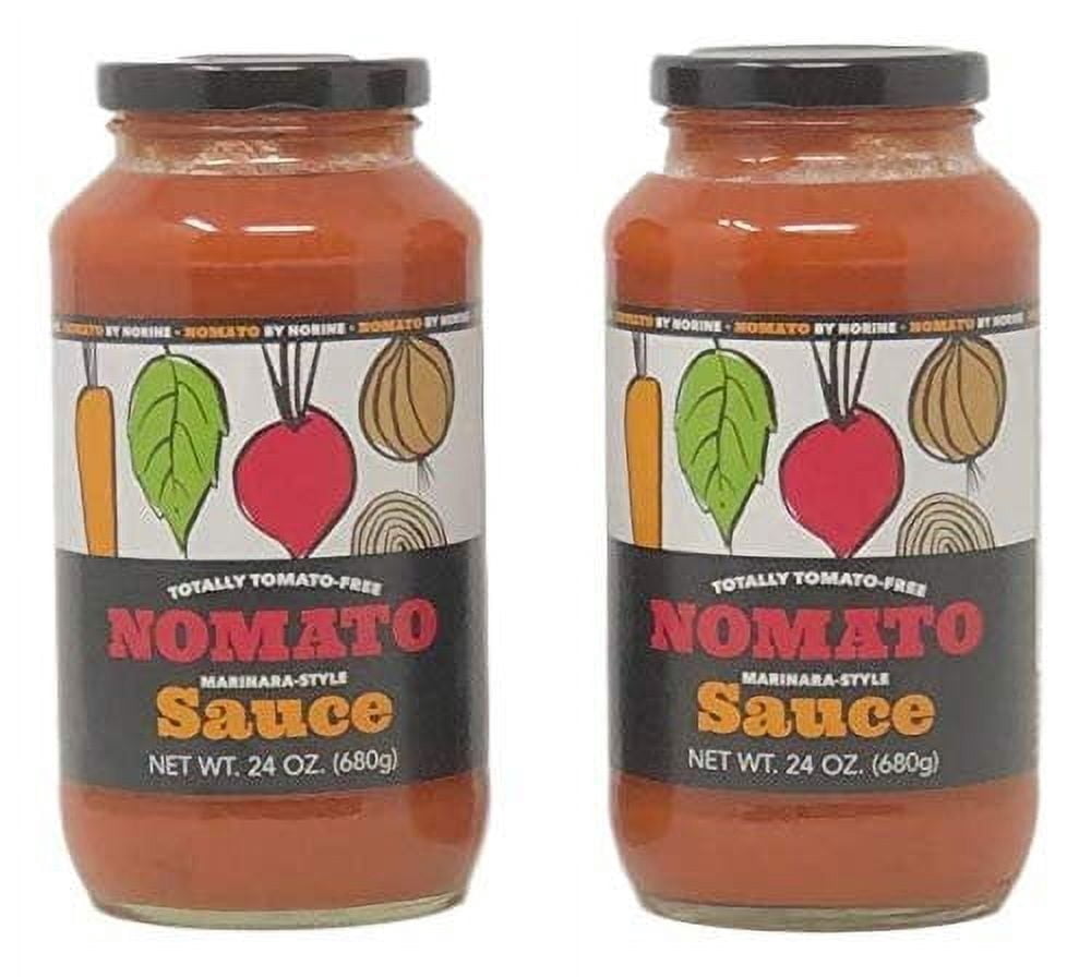 Nomato- The Original Tomato Free Marinara Sauce - Pasta Sauce Pack of 2 24 oz jars