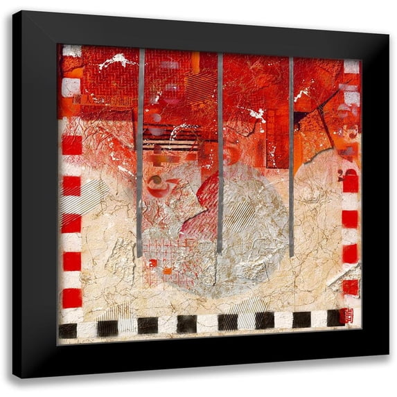 Nomden, Dinie 15x15 Black Modern Framed Museum Art Print Titled - Untitled II