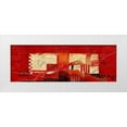 thumbnail image 1 of Nomden, Dinie 32x14 White Modern Wood Framed Museum Art Print Titled - Zt.200905 (red), 1 of 4